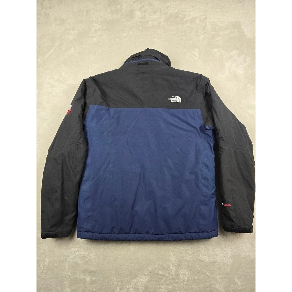 The North Face Summit Series‎ Jacket Mens M Blue Black HyVent Alpha Coat *Read